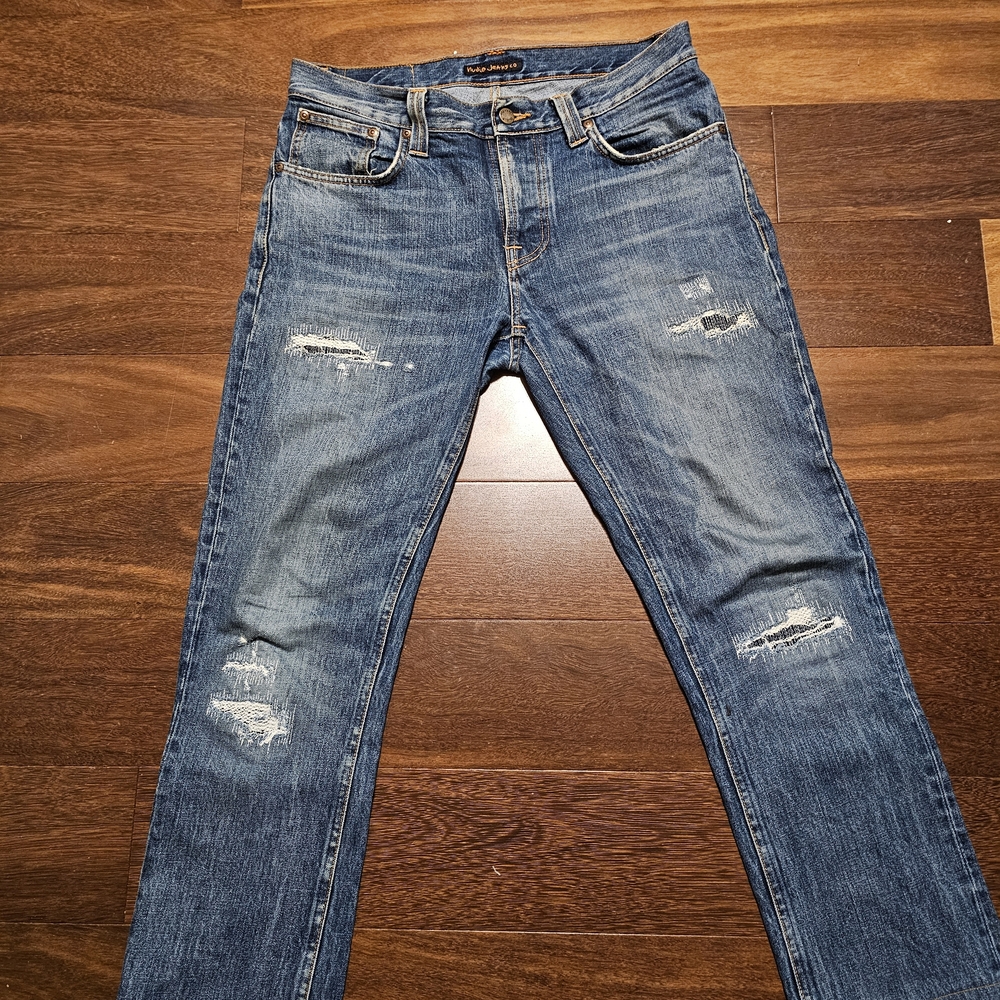 Nudie Jeans Slim Straight Blue